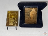 Collector Cards -1995 Nolan Ryan, 23k gold #11137 & 1995 Mickey Mantle Fine bronze limited Ed. #4557