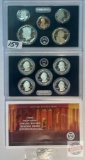 Silver - US Mint Silver Proof Set, 2020s, 2 case, 11 coins. Bonus West Point special edition Nickel