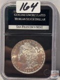 Silver Dollar - San Francisco, 1880s Uncirculated Morgan Silver Dollar