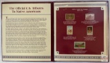Official US Tributes to Native Americans, Postal Commemorative Society Coins & Stamps Collectible
