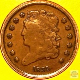 1835 Half-cent, The Smallest Denomination US Coin, Classic Head, minted 1809 -1836