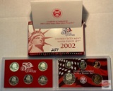 Silver - 2002s US Mint Silver Proof Set, 10 coins (7-90% silver)