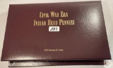 Civil War Era Indian Head Pennies Collector panels set