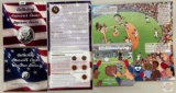 2 US Mint Young Collector's Edition sets, historically informative with coins