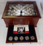 The JFK Golden Anniversary Collection, 124 proof and uncirculated half-dollars