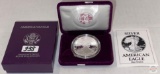 Silver - 1990s American Eagle .999 Silver 1 troy oz Proof Bullion Coin