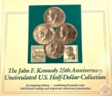 The John F Kennedy Uncirculated US Half Dollar Collection Postal Commemorative Society