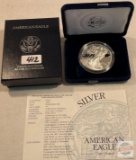 Silver - 1998p American Eagle .999 Silver 1 troy oz Proof Bullion Coin