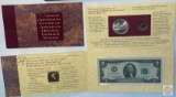 Silver Dollar - The Thomas Jefferson Coinage and Currency Set Uncirculated,