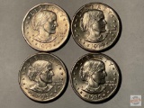4 Susan B. Anthony Dollars 3 - 1979s, 1979D, 1979p first year minted and 1 - 1980D