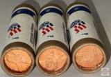 3 Rolls 2009 P Lincoln Cent, Professional Life, uncirculated