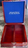 Wood crafted Collector's Box, 13