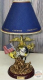 US Marine Decorative Tabletop Lamp, 