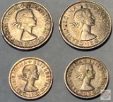 Foreign Coins - Canadian 4 - 1950's