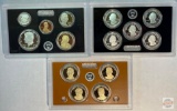 Silver - US Mint Silver Proof Set, 2015s, 3 case, 14 coins