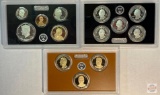 Silver - US Mint Silver Proof Set, 2016s, 3 case, 13 coins