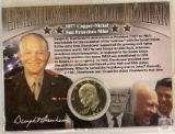 Dollar - 1977s Eisenhower Proof $1 dollar San Francisco Mint, copper/nickel