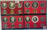 4x's-the-money Vintage proof sets - 1976s, 1977s, 1978s, 1979s