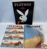 Ephemera - Playboy Magazines, 1974, 3 Issues