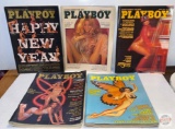 Ephemera - Playboy Magazines, 1976, 5 Issues