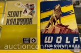 2 Boy Scout Handbooks - 1962 Wolf Cub Scout and 1973 Scout handbook