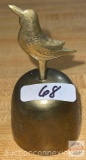 Bell - Brass bell with Bird handle 4.25