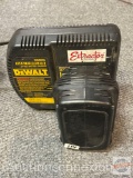 Tools - DeWalt charger and battery and hard hat