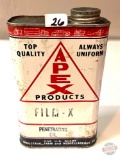 Vintage Apex Products oil can