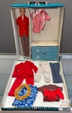 Mattel 1964 Ken doll case, Ken doll and clothes