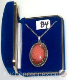 Jewelry - Necklace and stone pendant