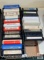Music - Vintage 8-track tapes and carry case, 21 ct.