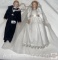 Dolls - 2 - Porcelain Bride and Groom, 9