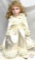 Doll - Porcelain Collector Doll, Bride, 24