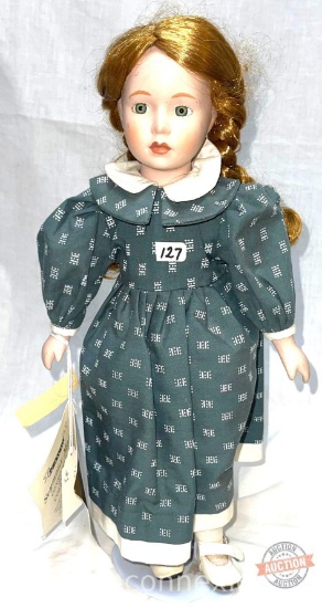 Doll - Porcelain Collector Doll, Seymour Mann, 16"