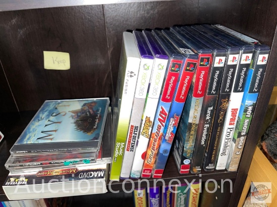 Video Games - Playstation 2, XBox 360, Music Studio Pro, Mystic Disc. etc.