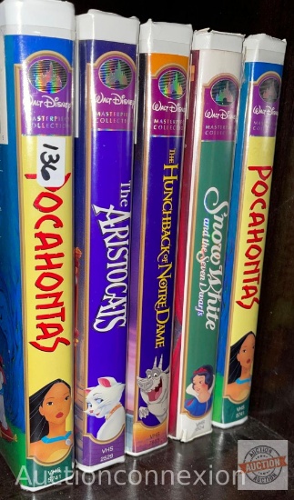 VHS Movies - 5 Disney Masterpiece Collection