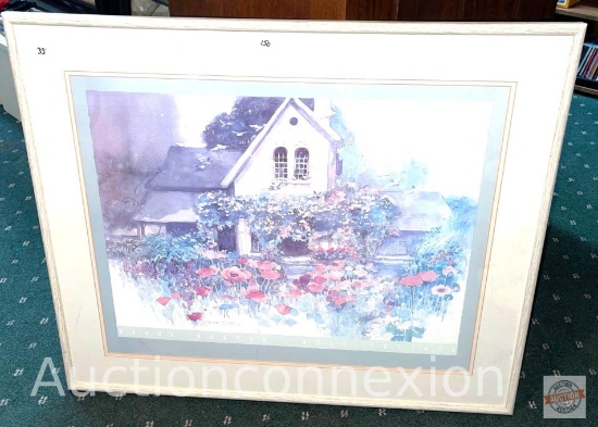 Artwork - Decor art, Dawna Barton, "Rose Cottage"