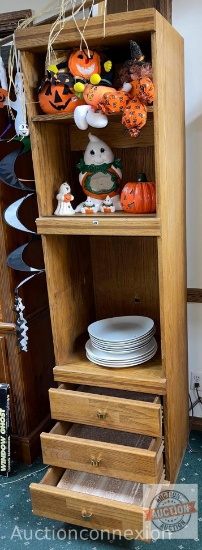 Furniture -Display cabinet, oak