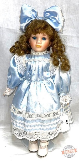 Doll - Porcelain Collector Doll, Seymour Mann, 15"h