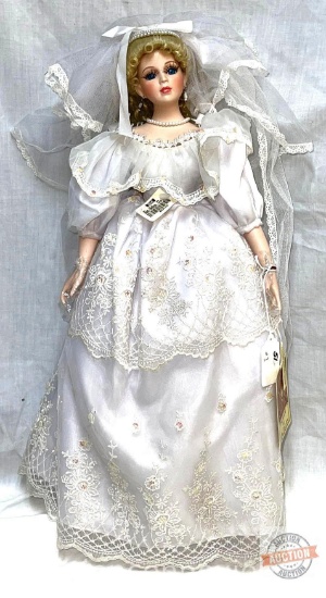 Doll - Porcelain Collector Doll, 24" Dynasty Doll Collection