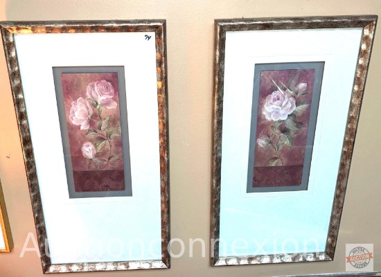Artwork - Pair Floral Decor prints
