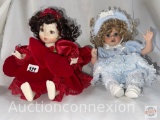 Dolls - 2 - Porcelain signed and numbered