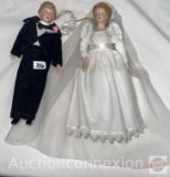 Dolls - 2 - Porcelain Bride and Groom, 9