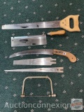 Tools - 4 hand saws and misc. blades