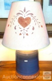Table lamp, Crock styled lamp