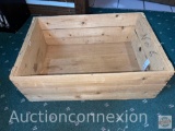 Wooden box crate