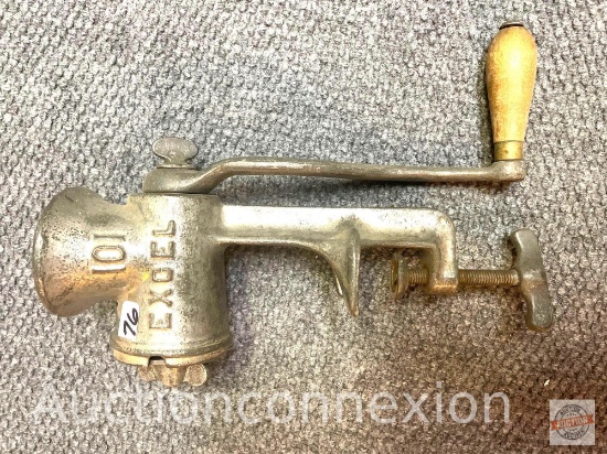 Vintage table/counter mount Excel 101 meat grinder