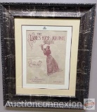 Artwork - Vintage framed Ladies Home Journal magazine cover