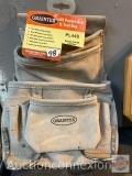 Graintex 10 pocket leather nail and tool bag