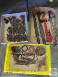 Tools - Nail pullers, vintage nails, spikes, wrenches